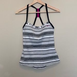 Nike striped active top